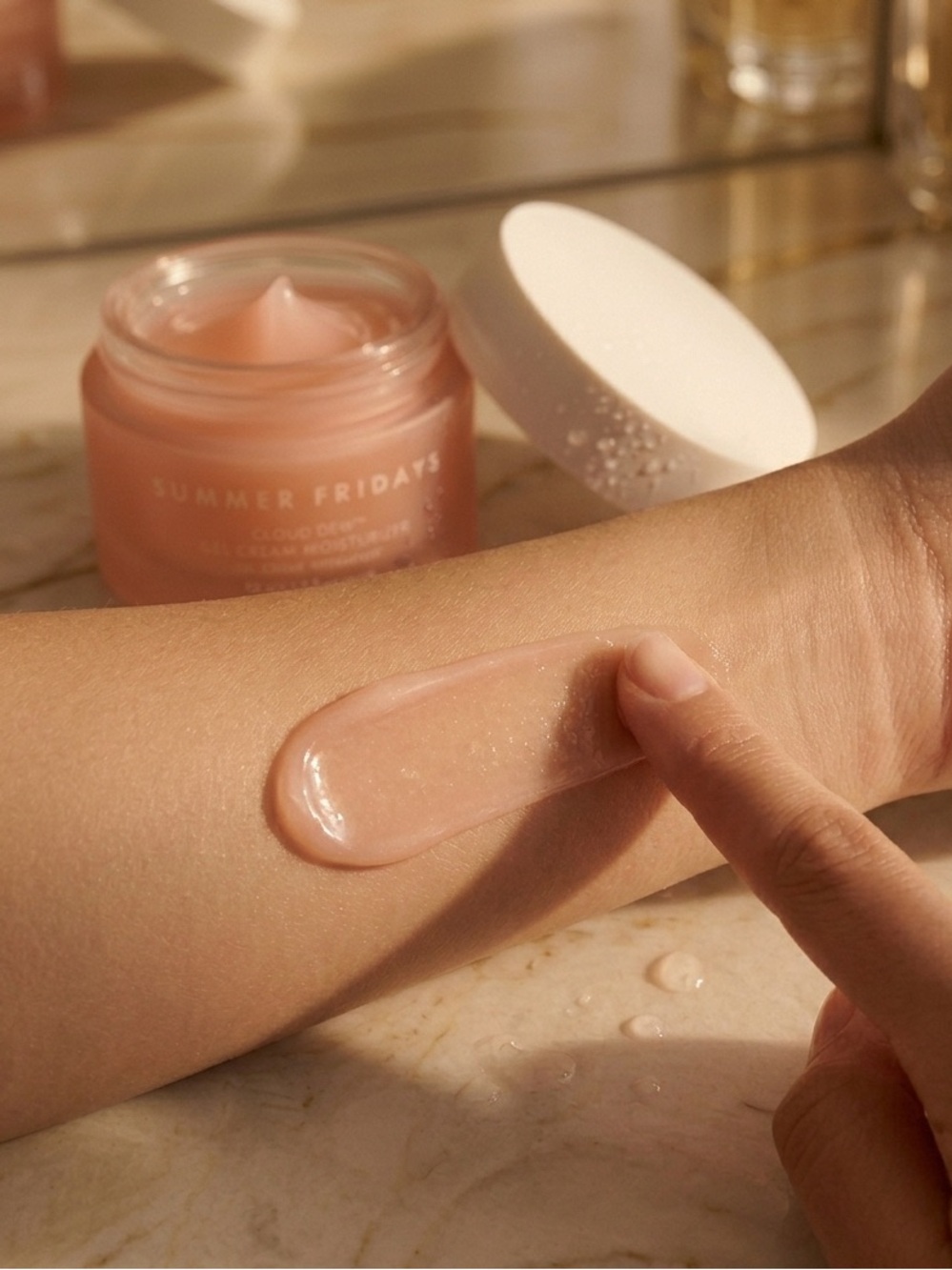 Summer Fridays Cloud Dew Gel Cream Moisturizer - Original Luxury Jar Formula NIB - Picture 4 of 6